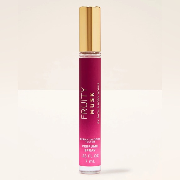 🆕💖Bath & Body Works Fruity Musk Perfume Spray - 0.23 Fl Oz - Picture 1 of 4